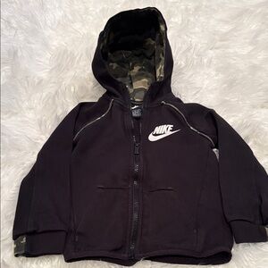 Nike Black Jacket with Camo Interior